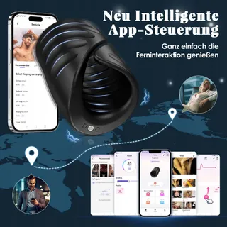 APP Vibrator voor Mannen 9 Vibratiestanden Masturbator — miniatuur 9