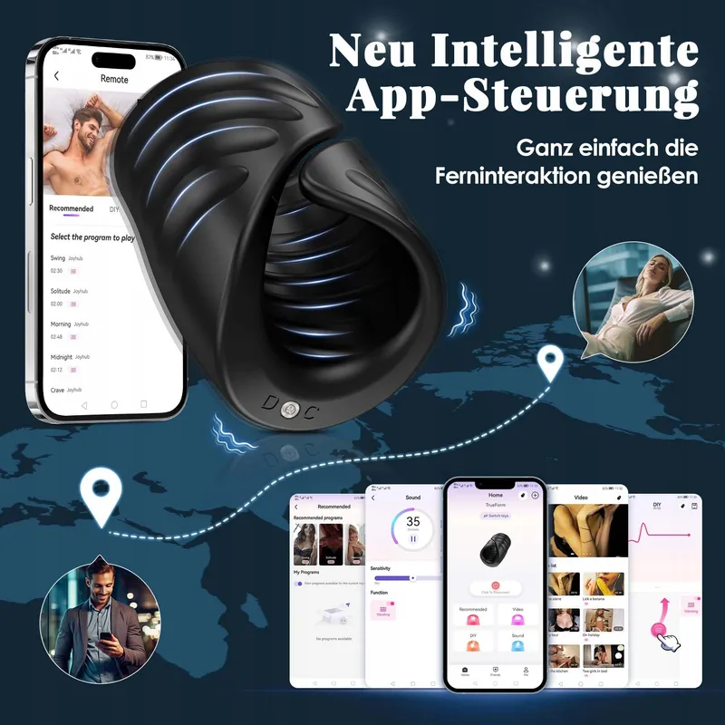 APP Vibrator voor Mannen 9 Vibratiestanden Masturbator — foto 9
