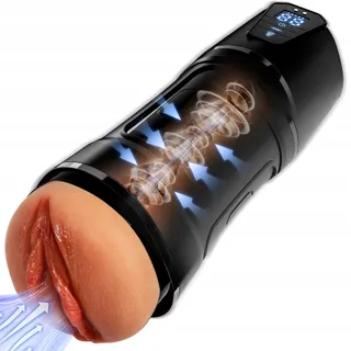 Elektrische Masturbator Mannen 10 Vibratiefuncties 5 Zuigstanden