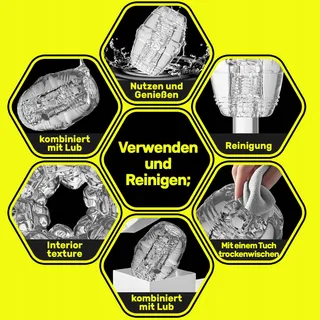 Realistische 3D Masturbator Pocket Mannen Erotische Stimulatie — miniatuur 7