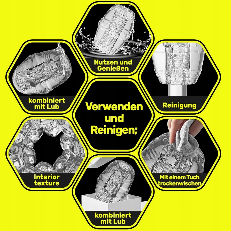 Realistische 3D Masturbator Pocket Mannen Erotische Stimulatie — foto 7