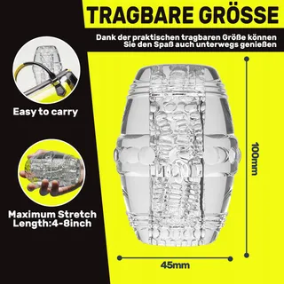 Realistische 3D Masturbator Pocket Mannen Erotische Stimulatie — miniatuur 6