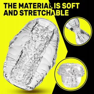 Realistische 3D Masturbator Pocket Mannen Erotische Stimulatie — miniatuur 2