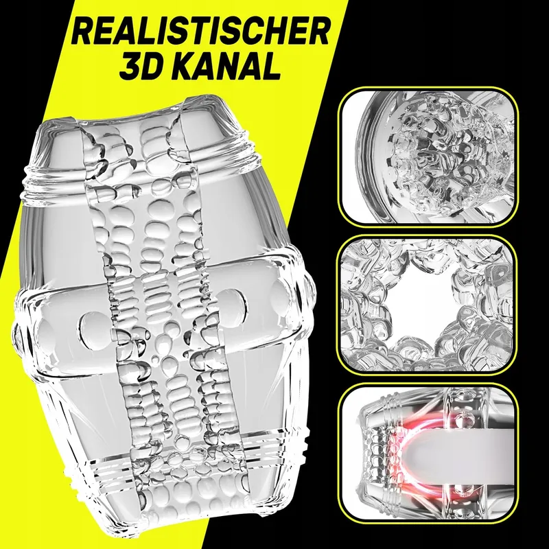 Realistische 3D Masturbator Pocket Mannen Erotische Stimulatie — foto 5