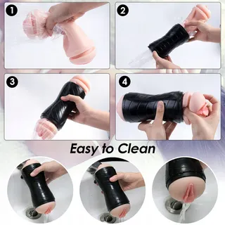 ZEMALIA Masturbator Penisstimulator Vibrator — miniatuur 6