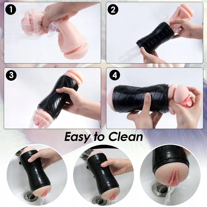ZEMALIA Masturbator Penisstimulator Vibrator — foto 6