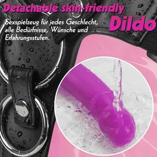 MEETEEL Realistische Dildo 16cm Zuignap Verstelbaar Harnas — miniatuur 4