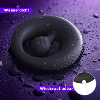 YAWNSHE Penisring Vibrator 360° Klitorisstimulator — miniatuur 8
