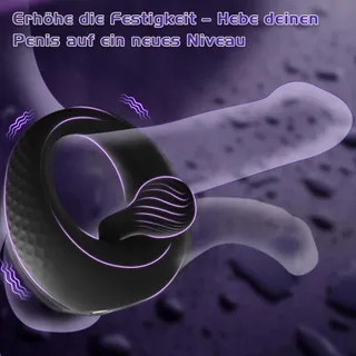 YAWNSHE Penisring Vibrator 360° Klitorisstimulator — miniatuur 3