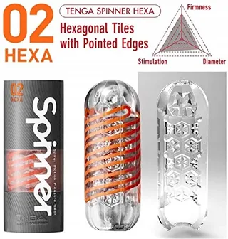 TENGA Spinner Herbruikbare Masturbator Rood 1 Stuk — miniatuur 3