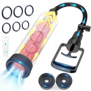 Handmatige Penispomp met Masturbator en Accessoires