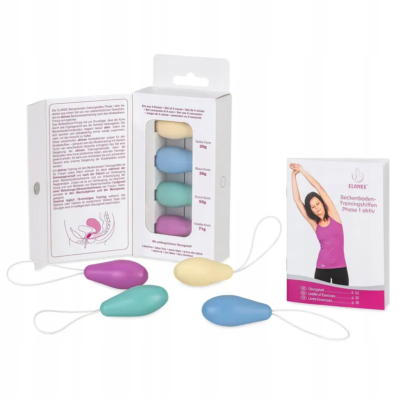 ELANEE Bekkenbodemtrainer Set 4 Conussen Fase I — foto 6