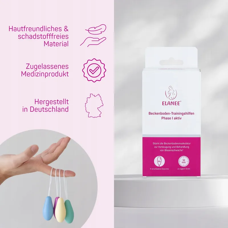 ELANEE Bekkenbodemtrainer Set 4 Conussen Fase I — foto 2