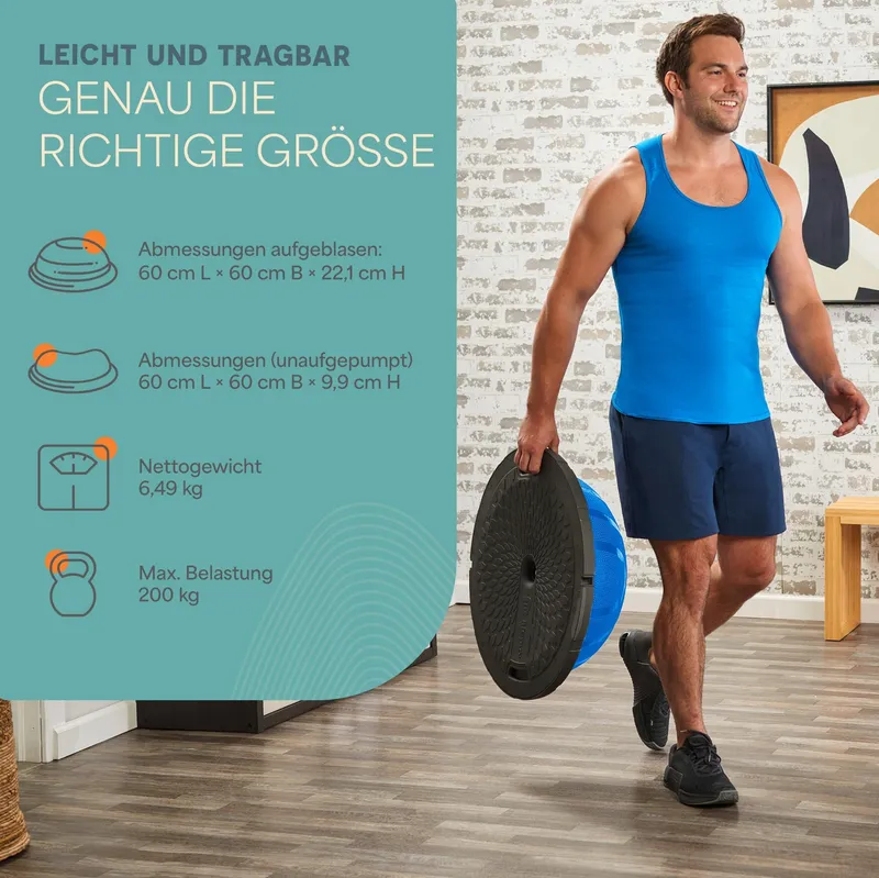 LIFEPRO Balanstrainer Halve Bal Stabilisatie Fitness — foto 3