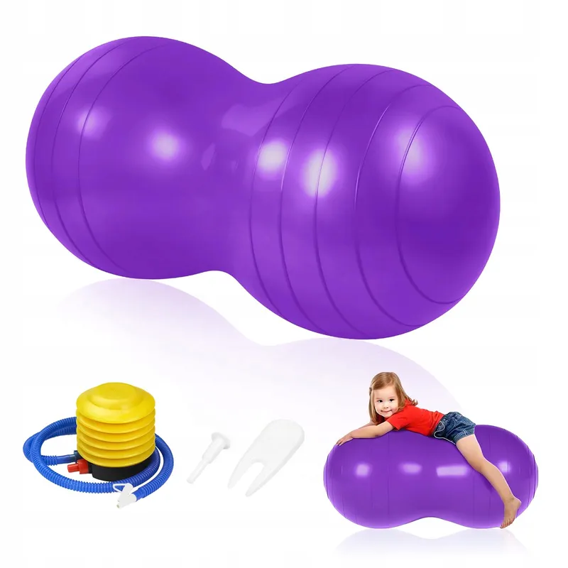 FLINTRONIC Yoga Pindabal 90x45cm Kinderen met Pomp Paars — foto 9
