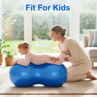 FLINTRONIC Yoga Pindabal 90x45cm Kinderen met Pomp Paars — miniatuur 5