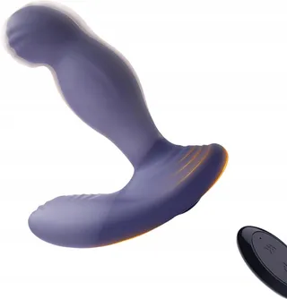BDSMYEE Anale Vibrator Afstandsbediening 10 Standen 360° Rotatie — miniatuur 1