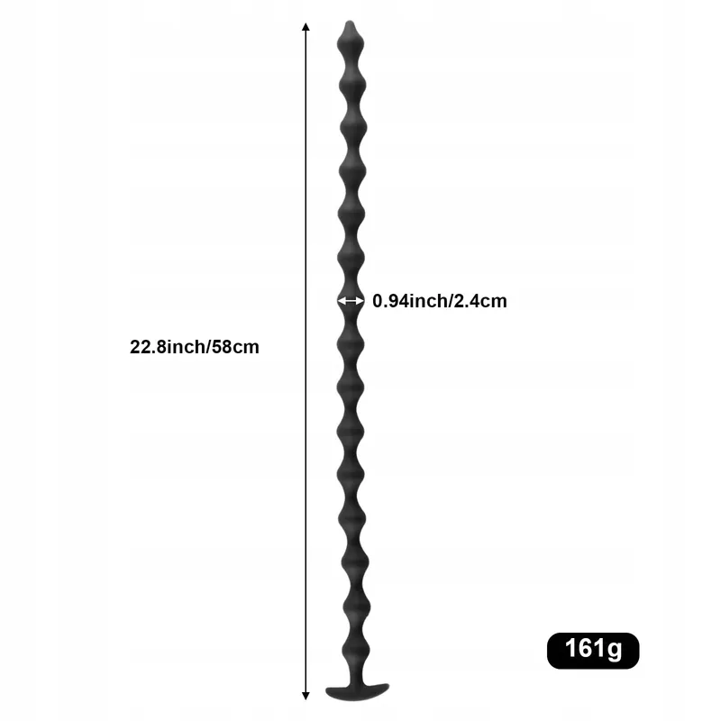 SHKANLA Siliconen Anale Kralen 15 Kralen 58cm Lange Plug — foto 2