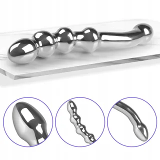 SXOVO Stalen Buttplug Dildo Metalen Kogels G-Punt Prostaatmassage — miniatuur 2