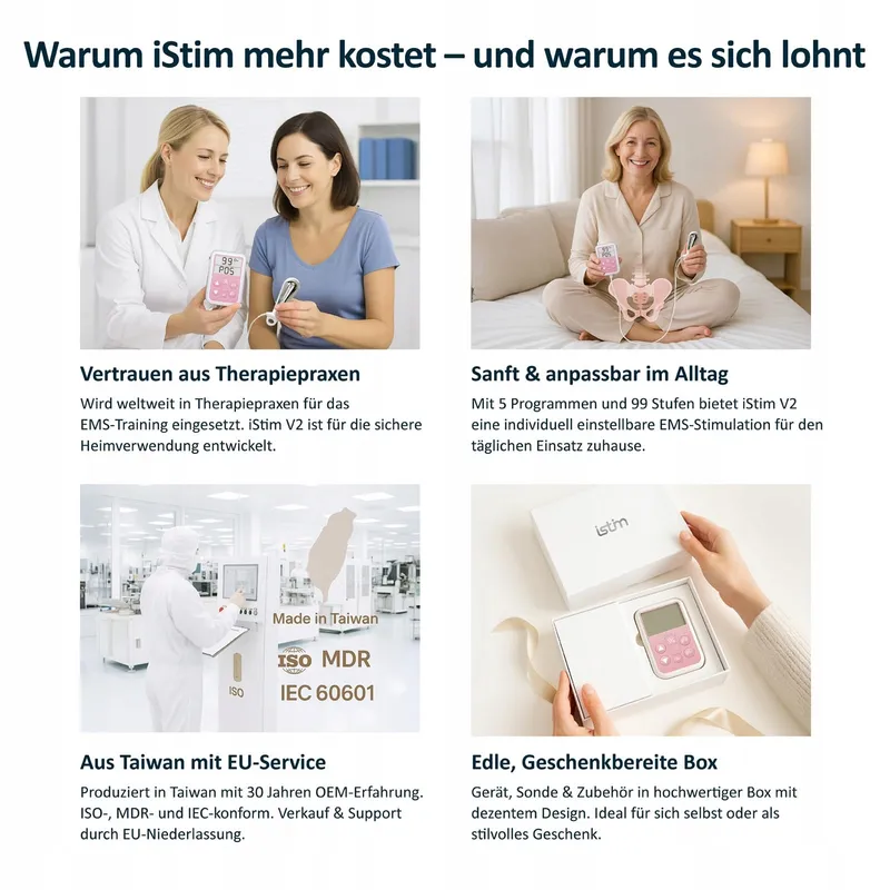 ISTIM V2 Kegeltrainer Incontinentiestimulator EMS Vrouwen — foto 9