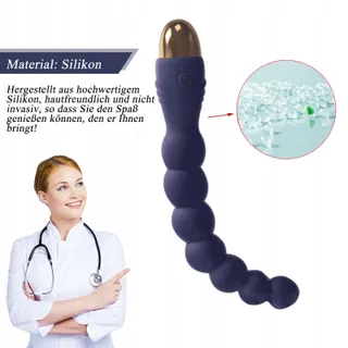 BDSMYEE Anale Vibrator 7 Kralen Prostaatstimulatie Voor Paren — miniatuur 7
