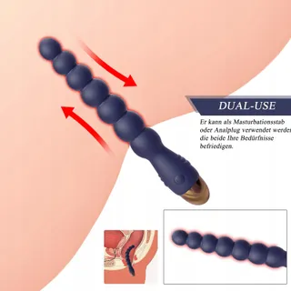 BDSMYEE Anale Vibrator 7 Kralen Prostaatstimulatie Voor Paren — miniatuur 6