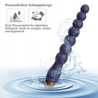 BDSMYEE Anale Vibrator 7 Kralen Prostaatstimulatie Voor Paren — miniatuur 8