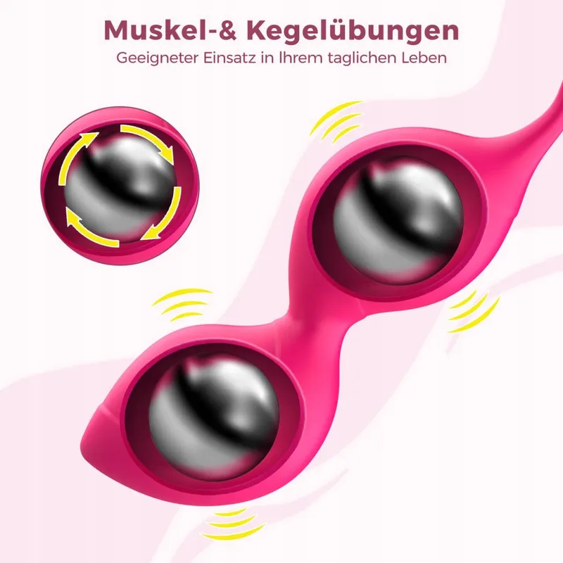 ALLMAY Geishaballen Kegeltraining Siliconen 3 Stuks Spiertraining — foto 2