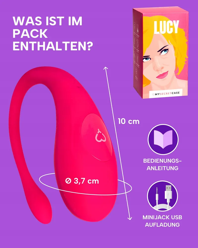 MYSECRETCASE Vibrator 7 Standen 3 Intensiteiten Kegeltrainer Roze — foto 5