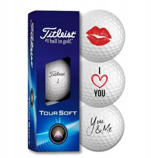 TITLEIST Tour Soft Valentijn Golfballen 3 Stuks