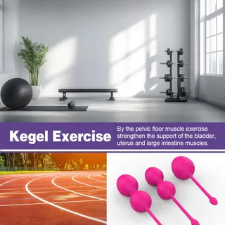 Kegel Set 3 Siliconen Trainingsballen Vrouwen Roze — miniatuur 6