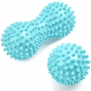 URAQT 2 Stekelige Massageballen Lichtblauw