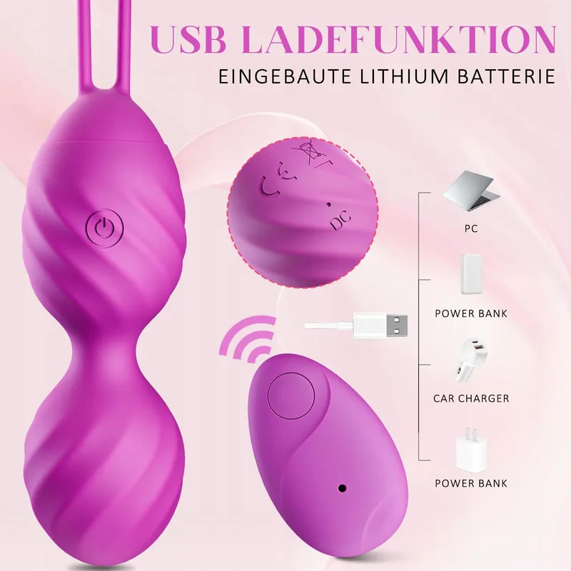 VIBRATORSET voor Vrouwen Waterdicht Kegelballen G-punt Stimulatie — foto 3