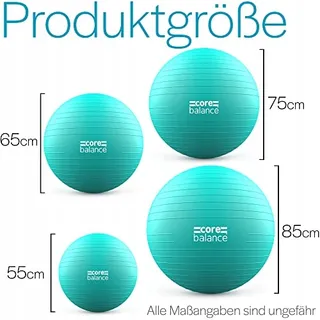 CORE BALANCE Gymnastiekbal Fitness Yoga Zwangerschap Pomp — miniatuur 6