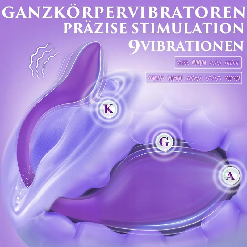 CACUOLA Vibratorset Klitoris Anaal G-Punt 9 Standen — foto 3