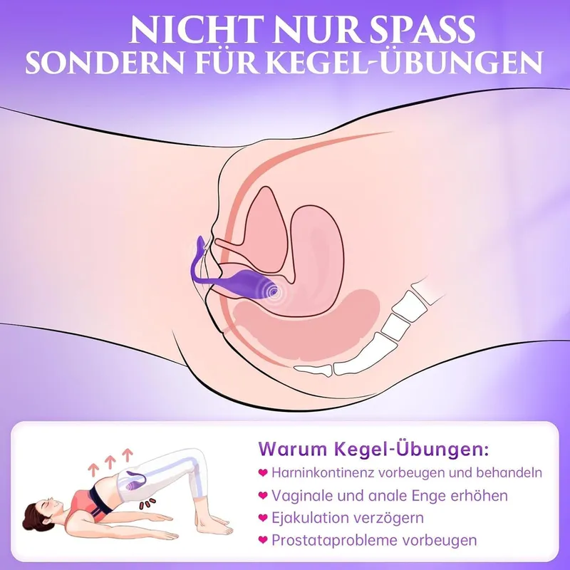 CACUOLA Vibratorset Klitoris Anaal G-Punt 9 Standen — foto 6