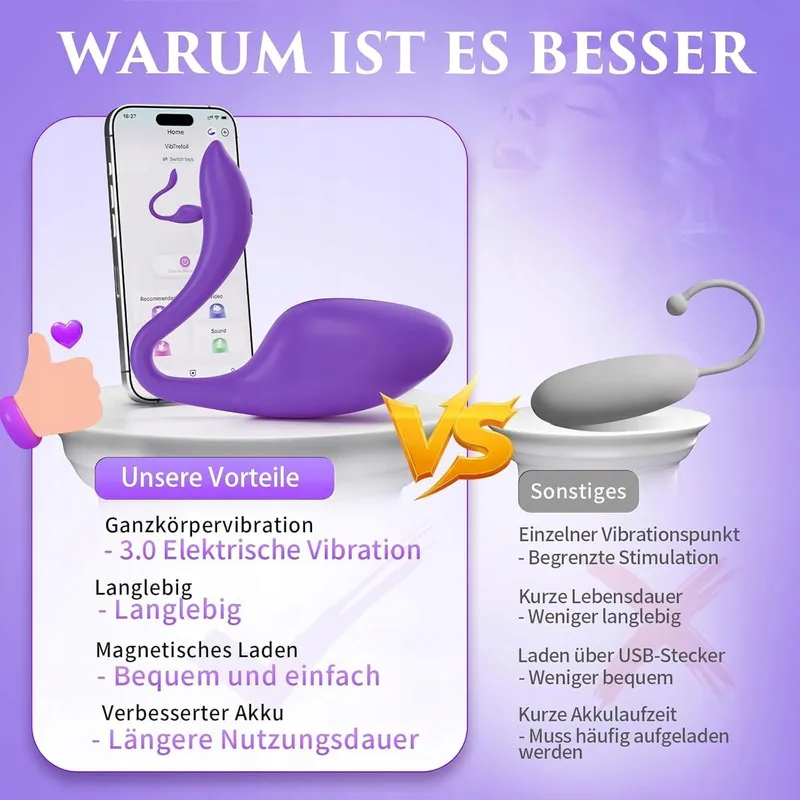 CACUOLA Vibratorset Klitoris Anaal G-Punt 9 Standen — foto 4