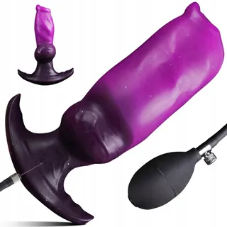 MONSTER Opblaasbare Fantasy Knot XXL Anale Dildo Mannen Vrouwen — miniatuur 9