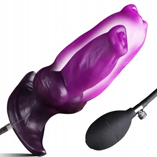 MONSTER Opblaasbare Fantasy Knot XXL Anale Dildo Mannen Vrouwen — miniatuur 1