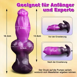 MONSTER Opblaasbare Fantasy Knot XXL Anale Dildo Mannen Vrouwen — miniatuur 3