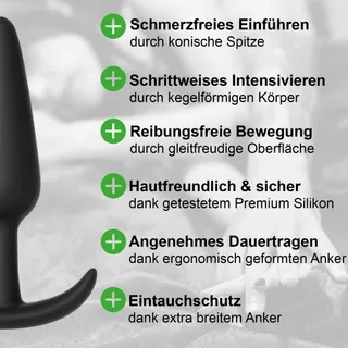DAS ORIGINAL Siliconen Anale Pluggenset — miniatuur 4