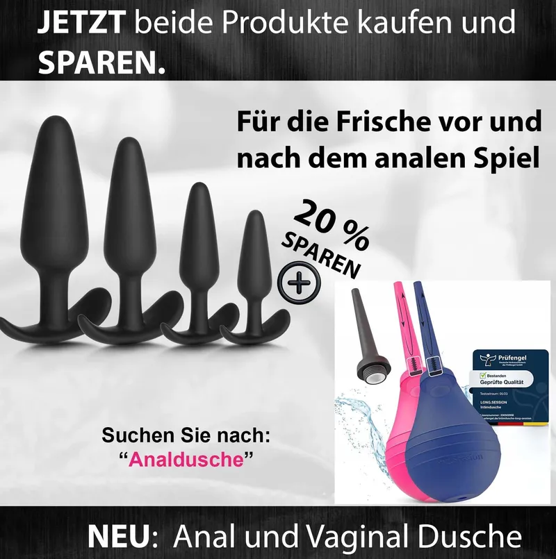 DAS ORIGINAL Siliconen Anale Pluggenset — foto 7