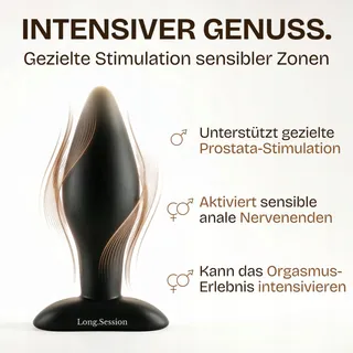 ANALPLUG Siliconen Set Vrouwen Mannen Drie Maten — miniatuur 6