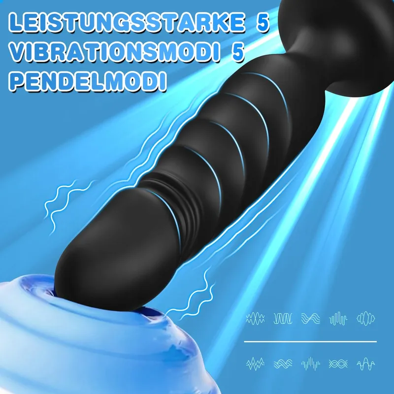Siliconen Anale Vibrator Prostaat Afstandsbediening Mannen Vrouwen — foto 3