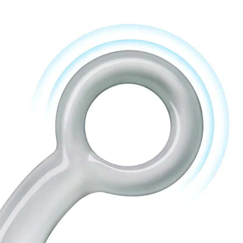 Glazen Anaalplug met Trekring G-Punt Stimulatie S — foto 4