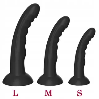 DILDOS Zwarte Anale Dildo Zuignap — miniatuur 8