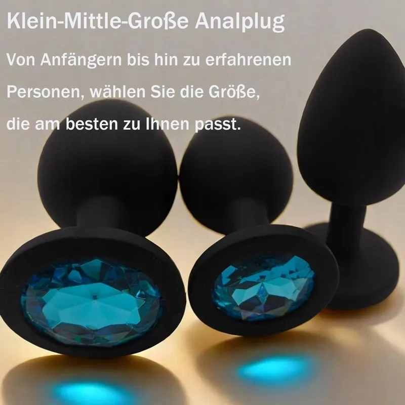ZYQMEL Set 3 Siliconen Anale Pluggen Beginners — foto 4