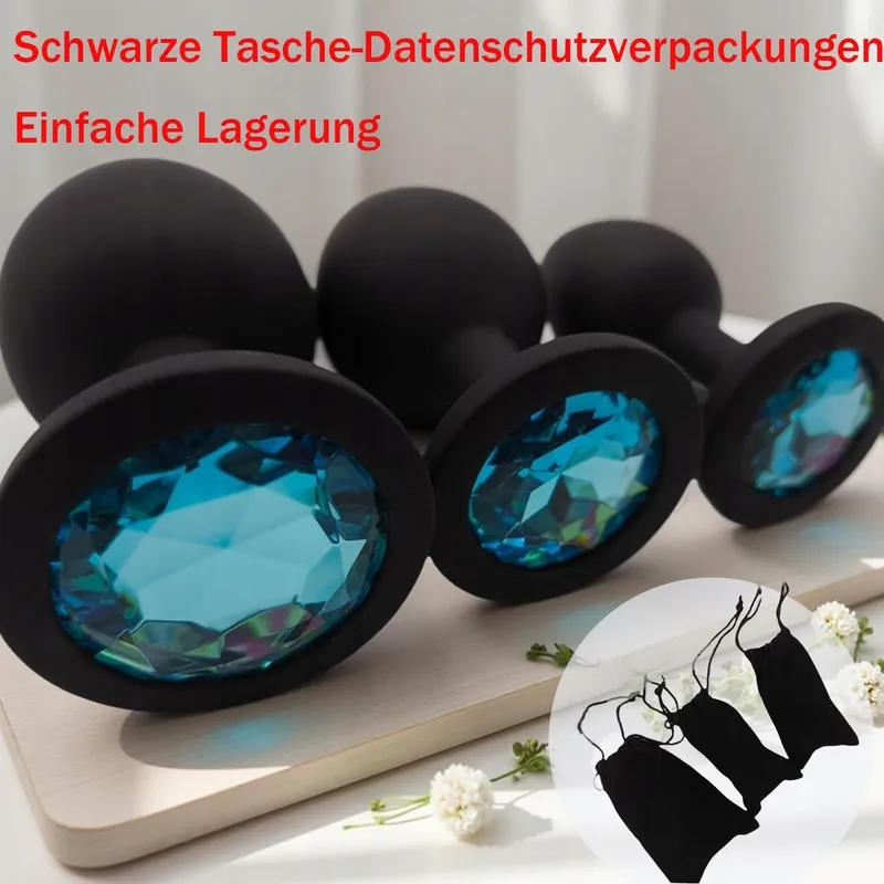 ZYQMEL Set 3 Siliconen Anale Pluggen Beginners — foto 5