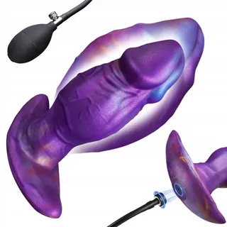 Magnetische Opblaasbare Analplug XXL BDSM Mannen