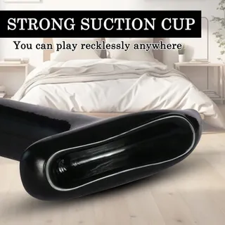 BDSMJOY Lange Anale Dildo 60cm Zwart Buttplug Koppels Vrouwen Mannen — miniatuur 5